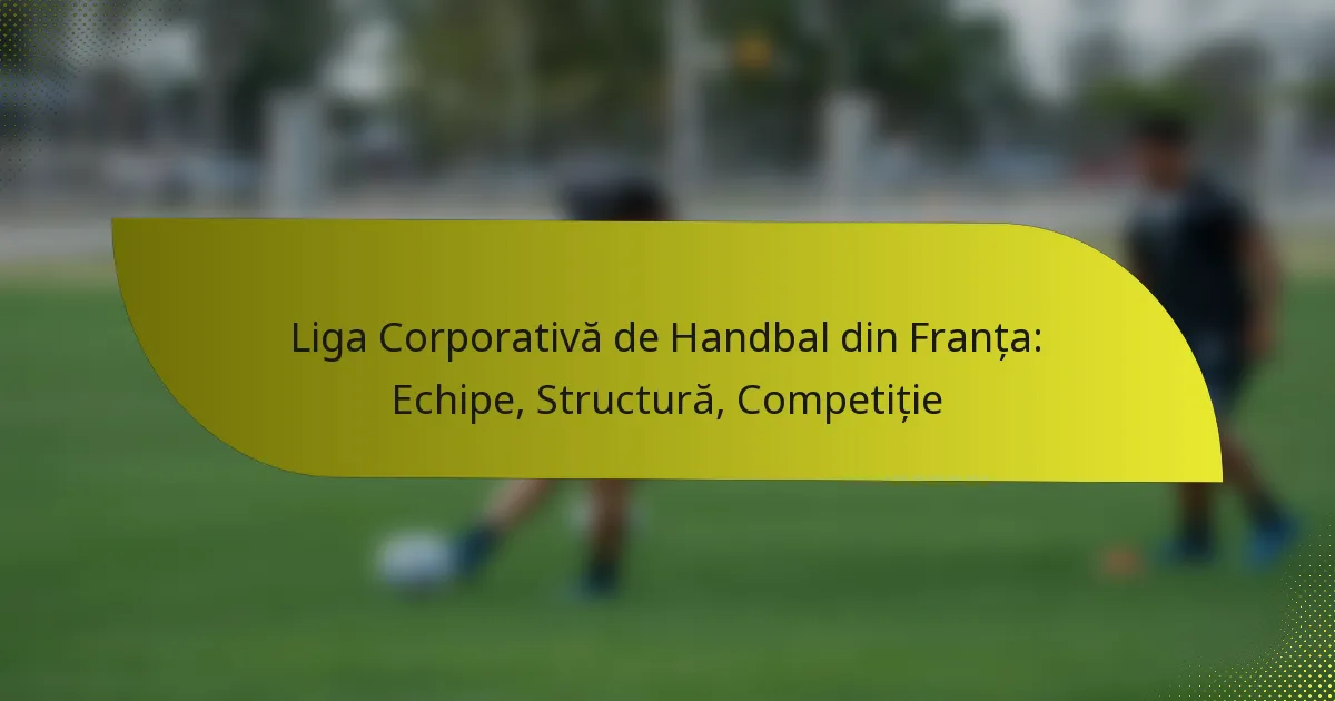 Liga Corporativă de Handbal din Franța: Echipe, Structură, Competiție